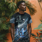 Shu Air Void Egyptian T shirt with Storm God and Ankh Ancient Mythology
