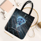 Shu Air Void Egyptian Tote Bag with Storm God and Ankh Ancient Mythology
