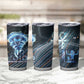 Shu Air Void Egyptian Tumbler Cup with Storm God and Ankh Ancient Mythology