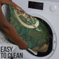 Sobek Crocodile Warrior Bathroom Set with Ankh Ancient Egyptian Motif in Emerald
