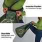 Sobek Crocodile Warrior Grocery Bag with Ankh Ancient Egyptian Motif in Emerald