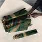 Sobek Crocodile Warrior Umbrella with Ankh Ancient Egyptian Motif in Emerald
