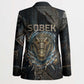 Sobek Egypt Blazer with Crocodile Head Water Symbolism Ancient Guardian