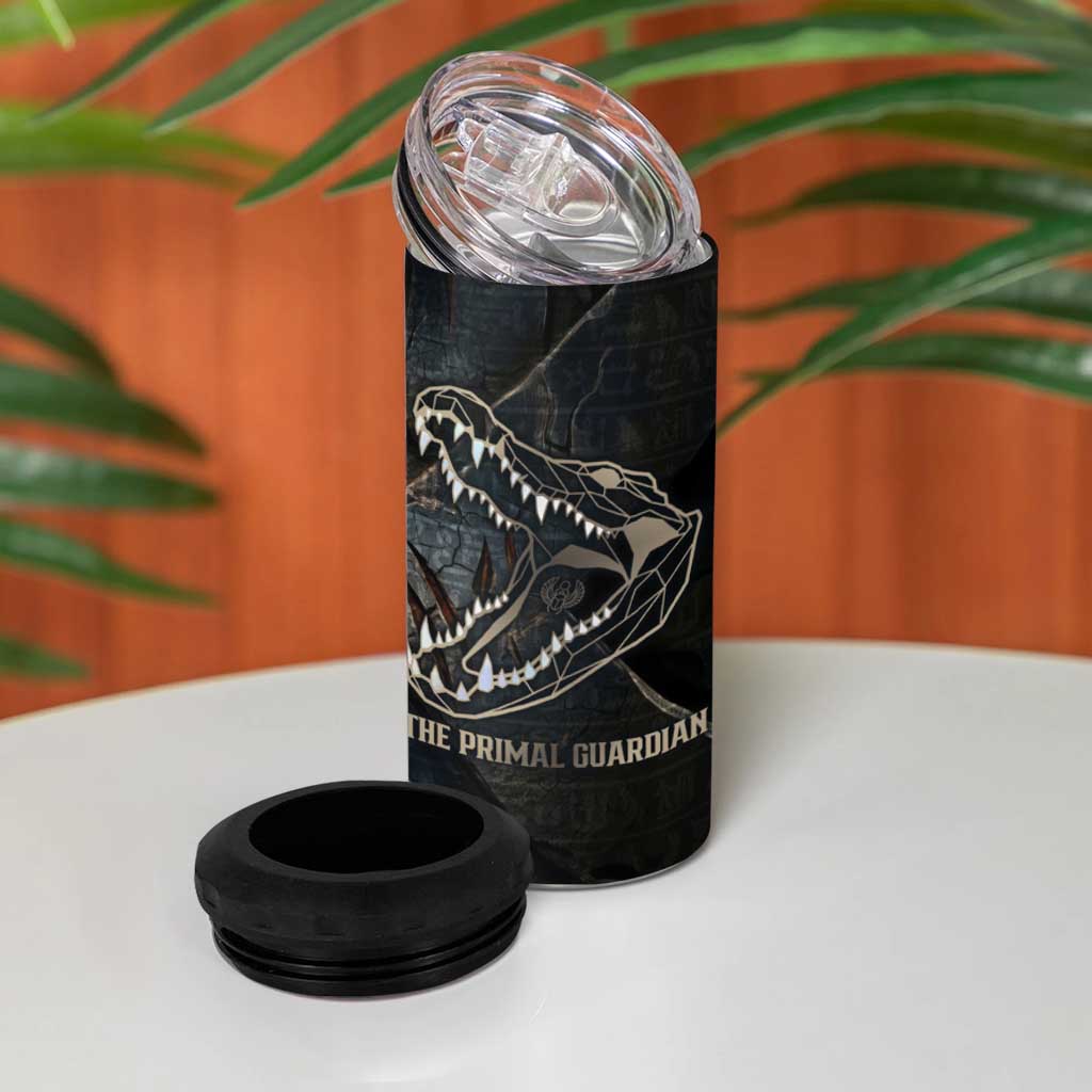 Sobek Egypt 4 in 1 Can Cooler Tumbler with Crocodile Head Water Symbolism Ancient Guardian