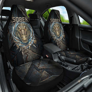 Sobek Egypt Car Seat Cover with Crocodile Head Water Symbolism Ancient Guardian
