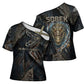 Sobek Egypt Cross Shoulder Shirt with Crocodile Head Water Symbolism Ancient Guardian