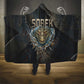 Sobek Egypt Hooded Blanket with Crocodile Head Water Symbolism Ancient Guardian