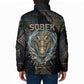 Sobek Egypt Padded Jacket with Crocodile Head Water Symbolism Ancient Guardian