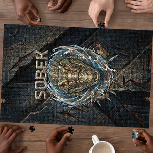 Sobek Egypt Puzzle with Crocodile Head Water Symbolism Ancient Guardian