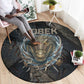 Sobek Egypt Round Carpet with Crocodile Head Water Symbolism Ancient Guardian