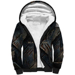 Sobek Egypt Sherpa Hoodie with Crocodile Head Water Symbolism Ancient Guardian