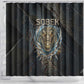 Sobek Egypt Shower Curtain with Crocodile Head Water Symbolism Ancient Guardian