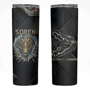 Sobek Egypt Skinny Tumbler with Crocodile Head Water Symbolism Ancient Guardian