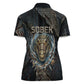 Sobek Egypt Women Polo Shirt with Crocodile Head Water Symbolism Ancient Guardian