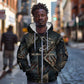Sobek Egypt Zip Hoodie with Crocodile Head Water Symbolism Ancient Guardian