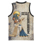 Thoth Basketball Jersey Ibis Head and Ancient Scroll Egyptian Wisdom