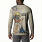 Thoth Button Sweatshirt Ibis Head and Ancient Scroll Egyptian Wisdom