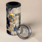 Thoth 4 in 1 Can Cooler Tumbler Ibis Head and Ancient Scroll Egyptian Wisdom