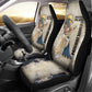 Thoth Car Seat Cover Ibis Head and Ancient Scroll Egyptian Wisdom