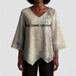 Thoth Kimono Sleeve Blouse Ibis Head and Ancient Scroll Egyptian Wisdom