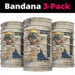 Thoth Neck Gaiter Ibis Head and Ancient Scroll Egyptian Wisdom