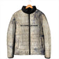 Thoth Padded Jacket Ibis Head and Ancient Scroll Egyptian Wisdom