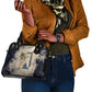 Thoth Shoulder Handbag Ibis Head and Ancient Scroll Egyptian Wisdom