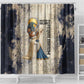 Thoth Shower Curtain Ibis Head and Ancient Scroll Egyptian Wisdom