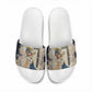 Thoth Slide Sandals Ibis Head and Ancient Scroll Egyptian Wisdom