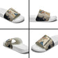 Thoth Slide Sandals Ibis Head and Ancient Scroll Egyptian Wisdom