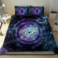 Thoth Ancient Egyptian Cosmic Bedding Set with Sacred Eye and Baboon Symbol Theme