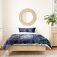 Thoth Ancient Egyptian Cosmic Bedding Set with Sacred Eye and Baboon Symbol Theme