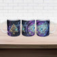 Thoth Ancient Egyptian Cosmic Ceramic Mug with Sacred Eye and Baboon Symbol Theme