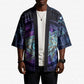 Thoth Ancient Egyptian Cosmic Kimono with Sacred Eye and Baboon Symbol Theme