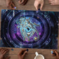Thoth Ancient Egyptian Cosmic Puzzle with Sacred Eye and Baboon Symbol Theme