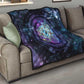 Thoth Ancient Egyptian Cosmic Quilt with Sacred Eye and Baboon Symbol Theme