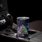 Thoth Ancient Egyptian Cosmic Tumbler Cup with Sacred Eye and Baboon Symbol Theme