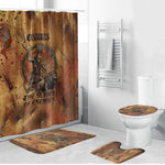 Onuris Bathroom Set Egyptian War God Slayer of Enemies Spear Lion Ancient Battle