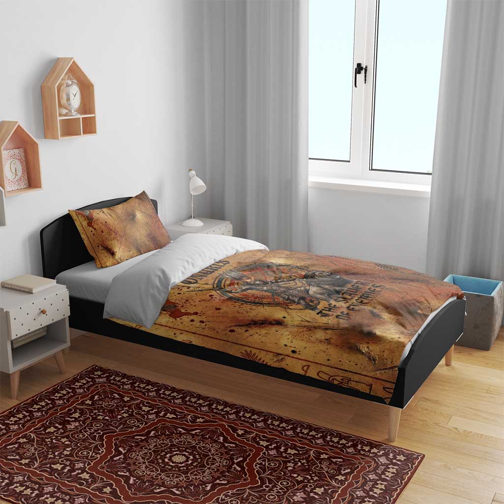 Onuris Bedding Set Egyptian War God Slayer of Enemies Spear Lion Ancient Battle
