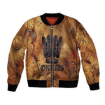 Onuris Bomber Jacket Egyptian War God Slayer of Enemies Spear Lion Ancient Battle
