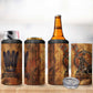 Onuris 4 in 1 Can Cooler Tumbler Egyptian War God Slayer of Enemies Spear Lion Ancient Battle