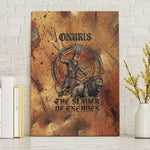 Onuris Canvas Wall Art Egyptian War God Slayer of Enemies Spear Lion Ancient Battle