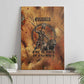 Onuris Canvas Wall Art Egyptian War God Slayer of Enemies Spear Lion Ancient Battle