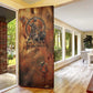 Onuris Door Cover Egyptian War God Slayer of Enemies Spear Lion Ancient Battle
