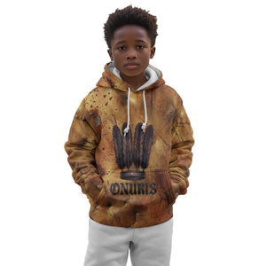 Onuris Kid Hoodie Egyptian War God Slayer of Enemies Spear Lion Ancient Battle