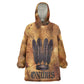Onuris Kid Wearable Blanket Hoodie Egyptian War God Slayer of Enemies Spear Lion Ancient Battle