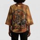 Onuris Kimono Sleeve Blouse Egyptian War God Slayer of Enemies Spear Lion Ancient Battle
