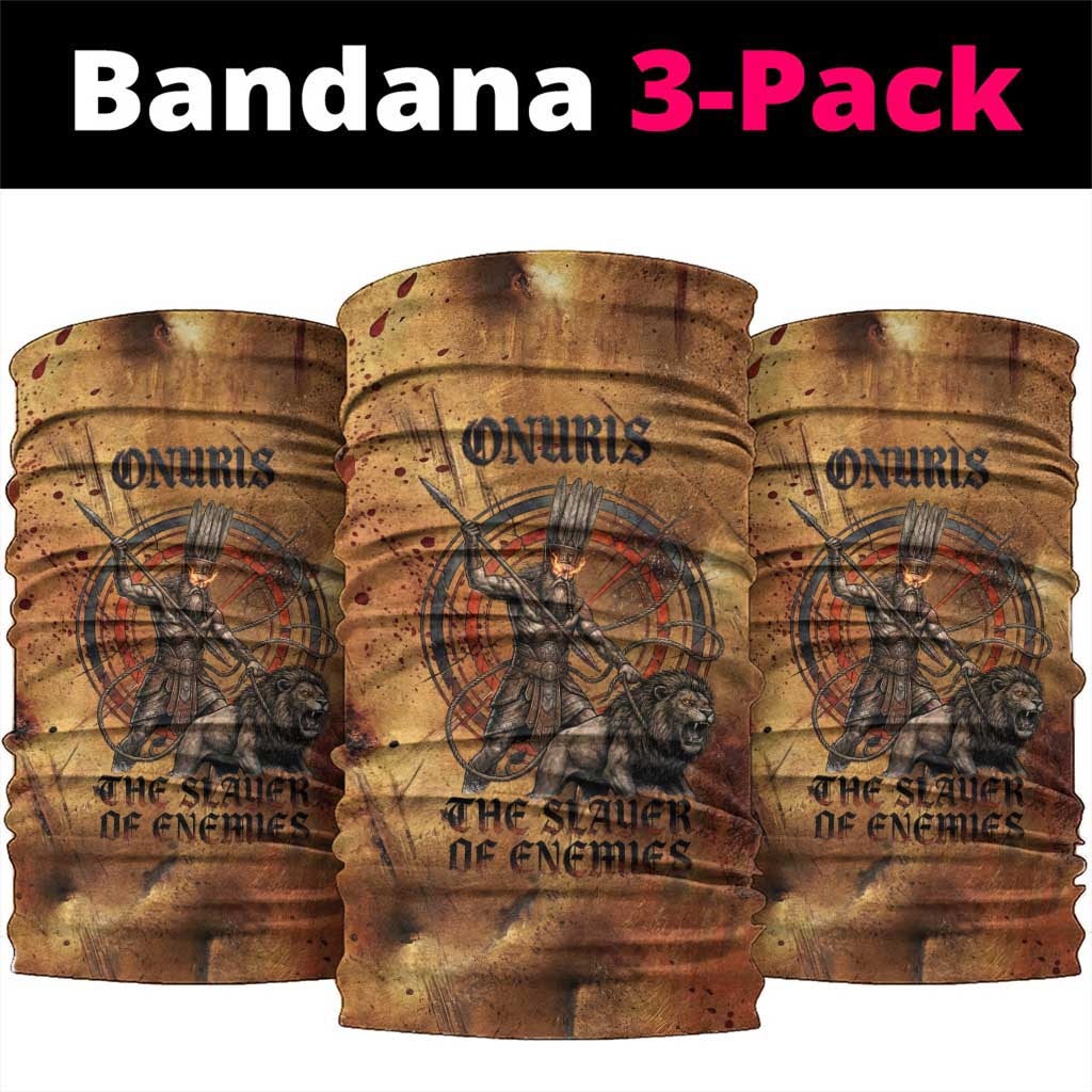 Onuris Neck Gaiter Egyptian War God Slayer of Enemies Spear Lion Ancient Battle