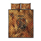 Onuris Quilt Bed Set Egyptian War God Slayer of Enemies Spear Lion Ancient Battle