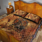 Onuris Quilt Bed Set Egyptian War God Slayer of Enemies Spear Lion Ancient Battle